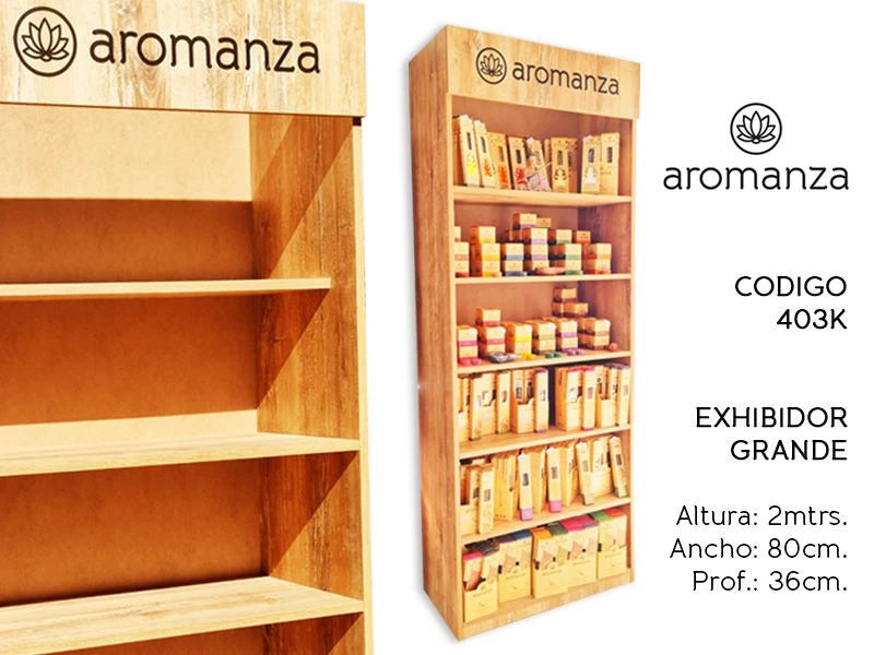 Exhibidor Aromanza Grande