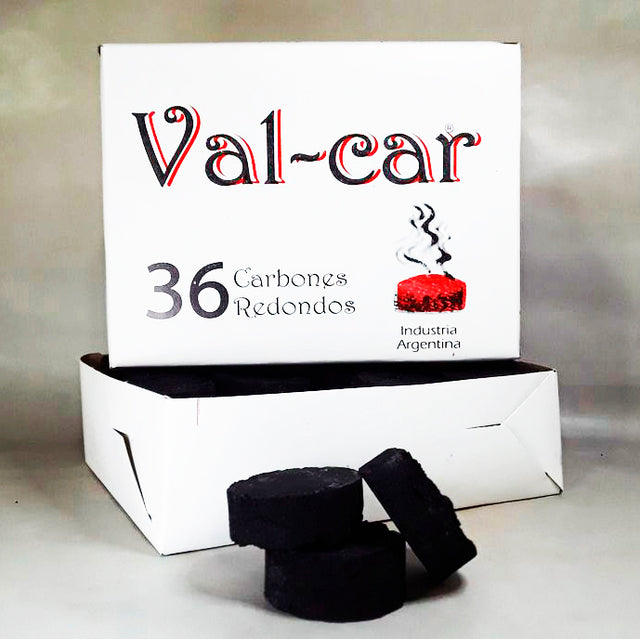 Carbón Redondo Neutro x36 ValCar