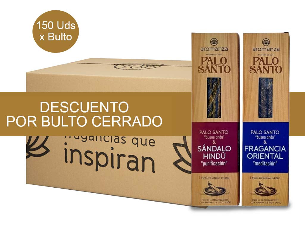 Palo Santo Buena Onda Bulto x 150 unidades