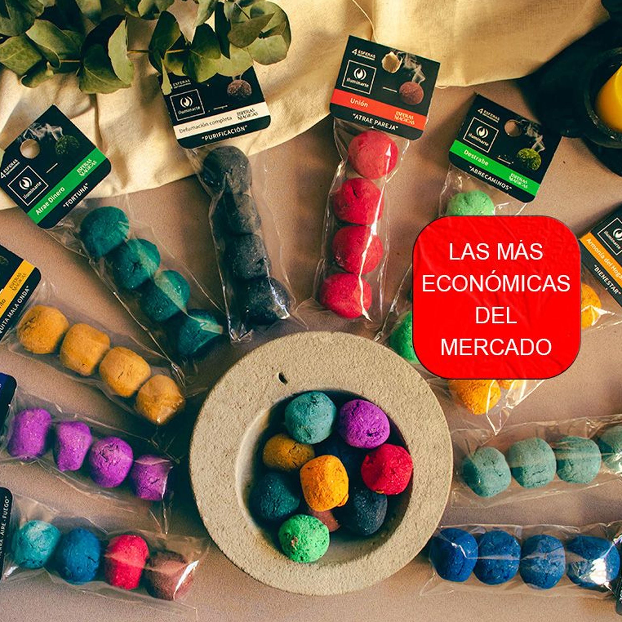 Esferas Iluminarte x 4 Unidades